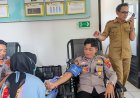 Kapolsek Tanggeung Pimpin Bakti Sosial Donor Darah Sekaligus Perkuat Sinergitas Dengan Masyarakat